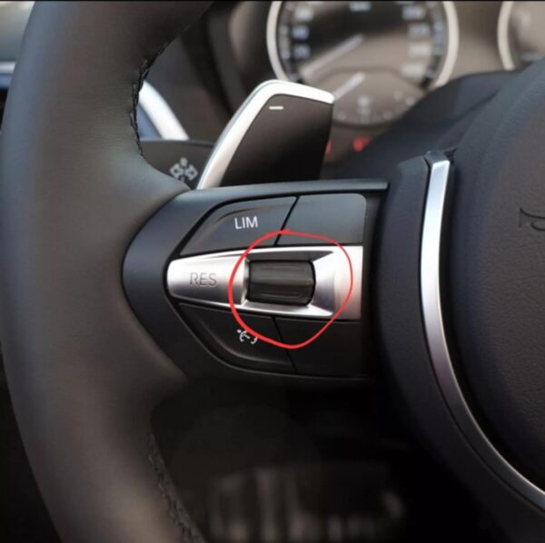 Püsikiiruse nupp BMW M-rool